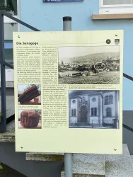 Informationstafel Die Synagoge (© Verein SÜW Annweiler e.V.)
