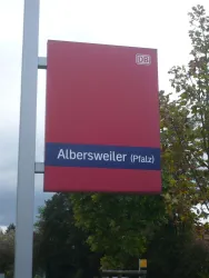 Wanderbahnhof Albersweiler (© Archiv Verein SÜW Annweiler e.V.)