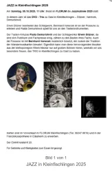 JAZZ in Kleinfischlingen 2025