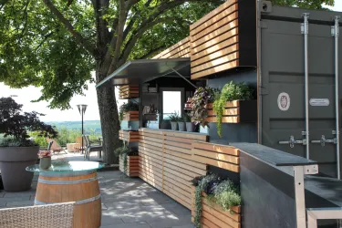 Outdoorküche auf der Terasse Outdoorküche auf der Terasse