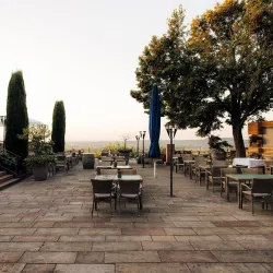 Terrasse (© Leinsweiler Hof)