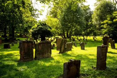 Jüdischer Friedhof Heiliger Sand (© Bernward Bertram)