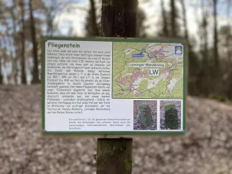 Infotafel am Fliegenstein