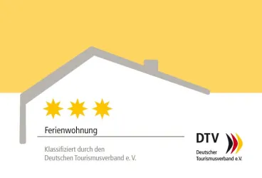DTV-Kl_Schild_Ferienwohnung_3 Sterne (© Strohm)