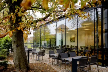 Frühstücksterrasse 2 (© Landhotel Altes Wasserwerk - Melanie Hubach)