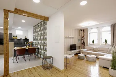 Fewo Berlin - Wohn-Essbereich (© Seconds Concept Rooms - Melanie Hubach)