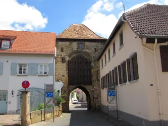 Stadtführung, Haintor (© Urlaubsregion Freinsheim - E. Metzger)