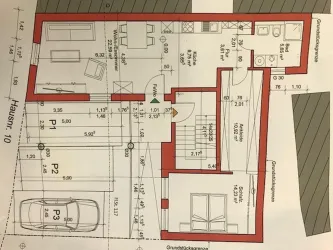 Grundriss der Wohnung (© Weingut Kirchner)