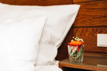 Doppelzimmer Economy (© Amtshaus - Lucie Greiner)
