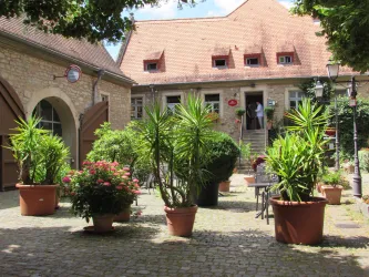Von-Busch-Hof Innenhof (© Metzger Urlaubsregion Freinsheim)