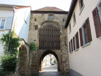Haintor mit Fallgitter (© Urlaubsregion Freinsheim)