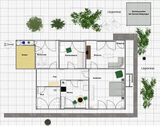 Grundriss FEWO 1 (© Birgit und Jörg Bohm)