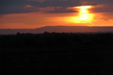 Sonnenaufgang über dem Rheintal