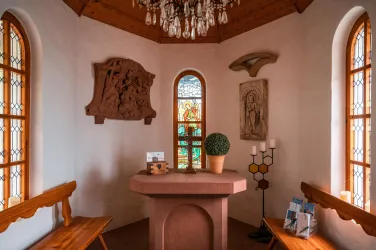 Der Innenbereich der Kapelle