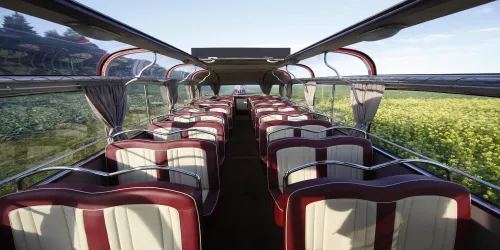 Innenansicht Bus "Traude" (© Stadt Bad Dürkheim)