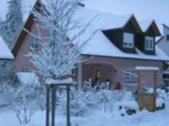 Haus im Schnee