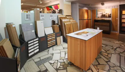 oe.con Ausstellung Bodenbeläge