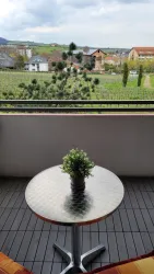Blick vom Balkon
