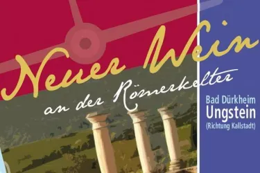 Neuer Wein an der Römerkelter