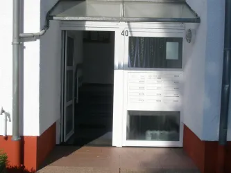 Hauseingang zur Ferienwohnung Nr. 40