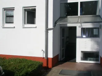 Hauseingang zur Ferienwohnung Nr. 40