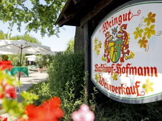 Eingang Weingut