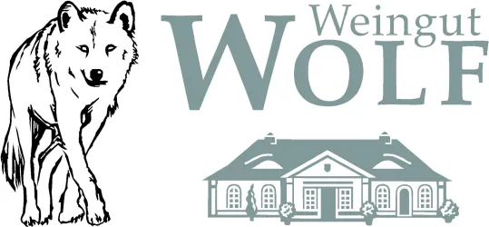 Logo mit Wolf