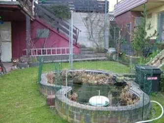 Garten im Winter