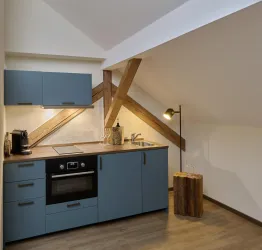 Studio mit Gartenblick_Küchenzeile