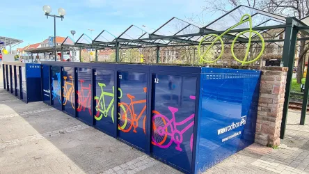 VRNradboxen am Bahnhof