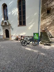 Radelkriche Gommersheim_Einkehr