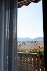 Blick aus dem Gästezimmer