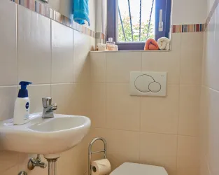 Gäste-WC (© 'Ferienhaus Lintz, Gabriele Lintz)