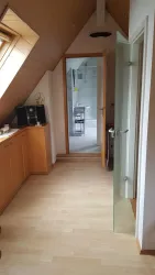 Eingang DG(Maisonette)  mit Blick vom Wohnbereich 