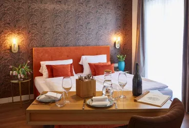 Doppelzimmer im Stadthotel (© Foto: Thomas Brenner)