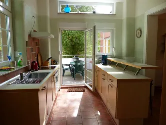 Kochen und Terasse mit Seeblick