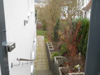 Treppe zum Wohnbereich (© Privat)