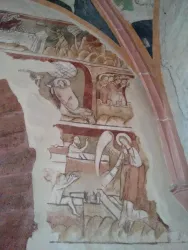 Wandmalerei Prot. Kirche Minfeld