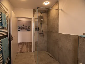 Begehbare Dusche