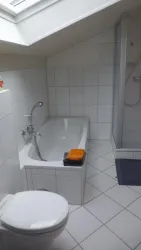 Badewanne, Dusche, WC