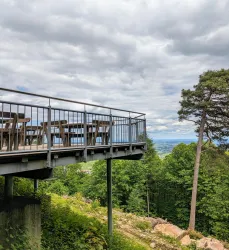 Aussichtsplattform der Ringelsberghütte