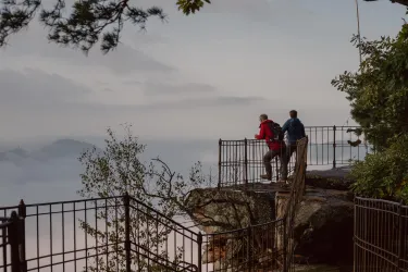 Über dem Nebelmeer auf dem Orensfels