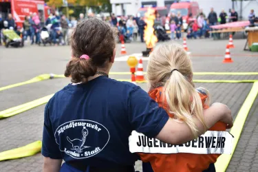 Auch die Jugendfeuerwehr am Tag der offenen Tür