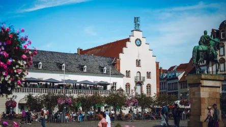 Sicht von Rathausplatz