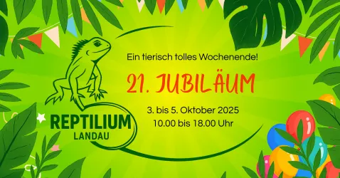Reptilium Jubiläum Landau Pfalz (© Reptilium Landau)
