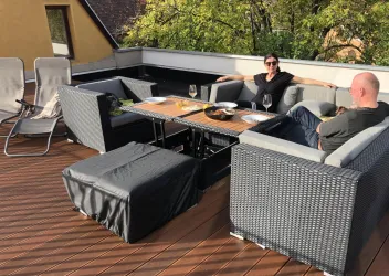 Ein ausgewählter Sonnenplatz