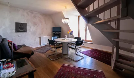 Wohnraum der Maisonette Kaiserberg