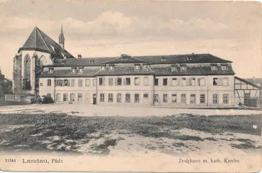 Historische Aufnahme Zeughaus 1904 (© Stadt Landau in der Pfalz)