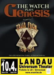 KONZERT_ The WATCH plays Genesis_poster KONZERT_ The WATCH plays Genesis_poster