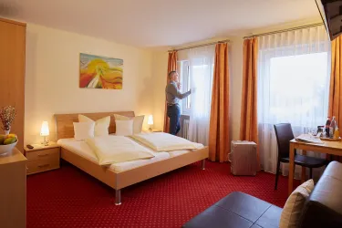 Beispiel_Doppelzimmer (© Inklusionshotel Kurpfalz)